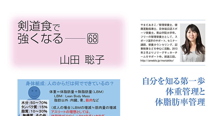 【コラム】剣道食で強くなる68 山田聡子 -2014年5月号-