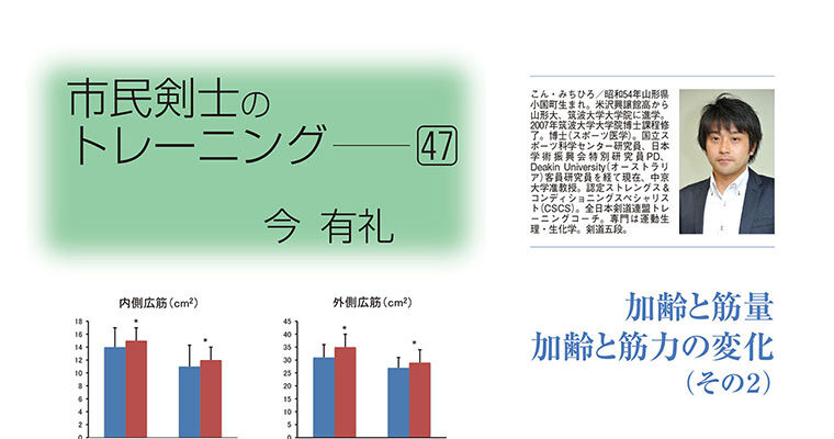 【コラム】市民剣士のトレーニング47 今有礼 -2015年6月号-