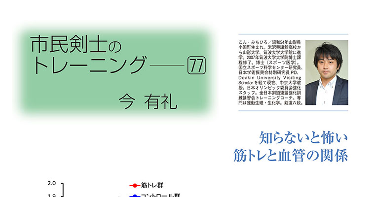 【コラム】市民剣士のトレーニング77 今有礼 -2018年4月号-